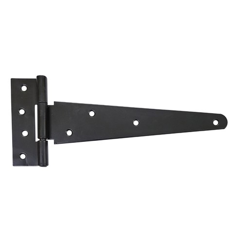12 Inch Makheloth Antique Wrought Iron Heavy Duty Strap T-Hinge